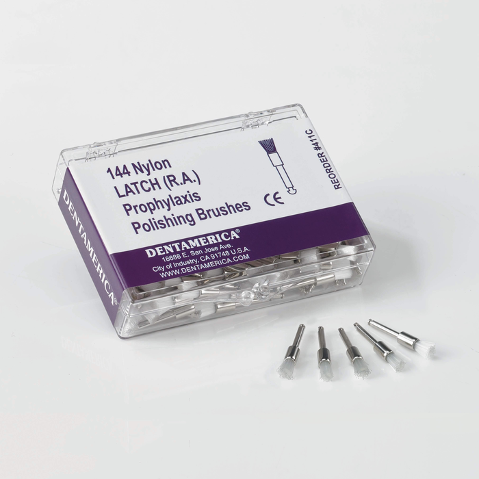 Prophy Brush Latch Type Flat (144) Prophy Brush Latch Type Flat (144)