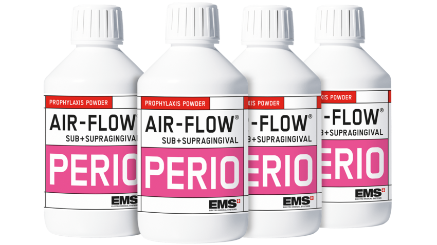 Air Flow Perio Powder 4/pk 120g Bottles (EMS) Air Flow Perio Powder 4/pk 120g Bottles (EMS)