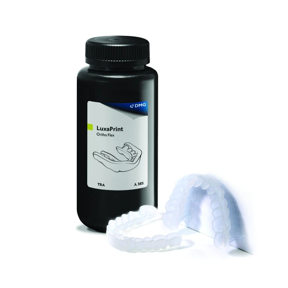 LuxaPrint Ortho Flex 3D Resin Material, Transparent (DMG) LuxaPrint Ortho Flex 3D Resin Material, Transparent (DMG)