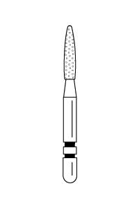 Two Striper Diamond Burs FG Flame 5/pk (Premier) Two Striper Diamond Burs FG Flame 5/pk (Premier)