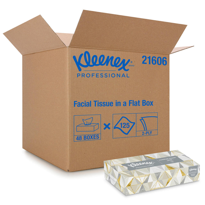 Kleenex Tissue, White (125/pkg x 48) Kleenex Tissue, White (125/pkg x 48)