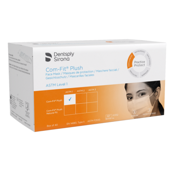 Mask Com-Fit Plush Masks, ASTM Level 1, 40/Box Mask Com-Fit Plush Masks, ASTM Level 1, 40/Box