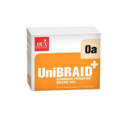 UniBraid+ Unit Dose Retraction Cord – 10% Aluminum Potassium Sulfate, 50 Packets/Box (Kerr) UniBraid+ Unit Dose Retraction Cord – 10% Aluminum Potassium Sulfate, 50 Packets/Box (Kerr)