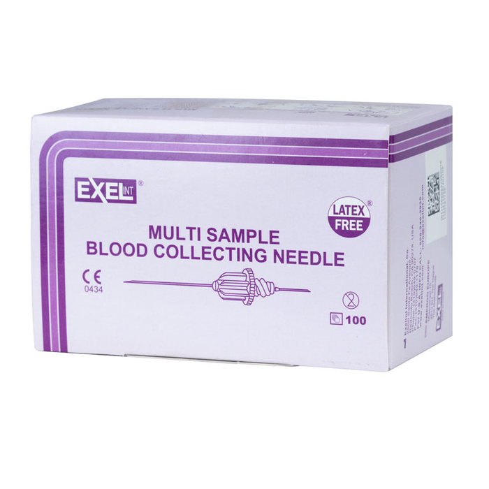 Multi Sample Blood-Draw Needles 100/pk (Exel) Multi Sample Blood-Draw Needles 100/pk (Exel)