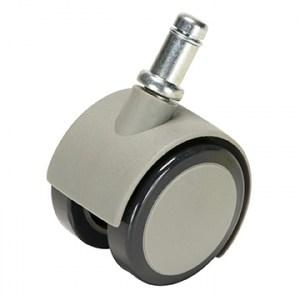Caster, Soft Wheel For Hard Floors, Gray Caster, Soft Wheel For Hard Floors, Gray