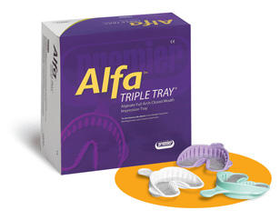 Alfa Triple Tray Disposable Impression Trays Alfa Triple Tray Disposable Impression Trays