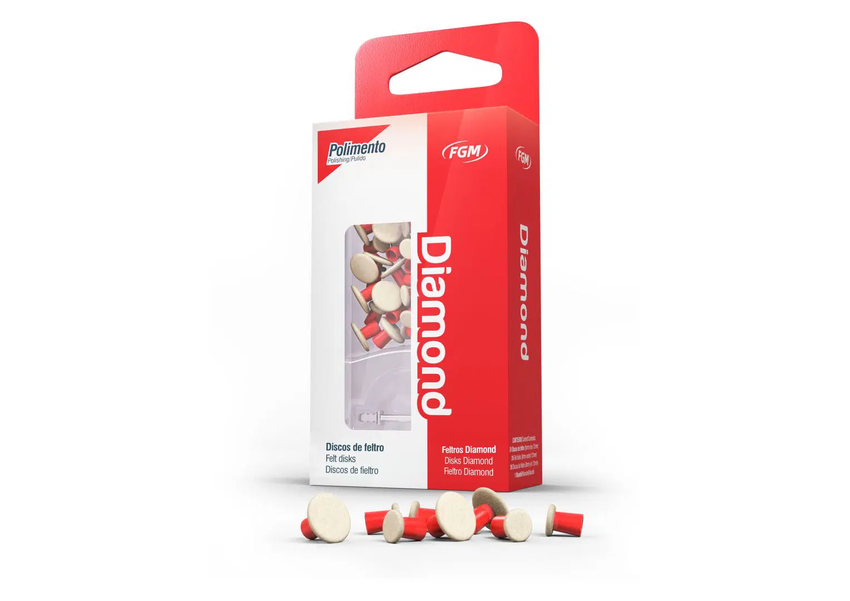 Diamond Felts Polishers 8/12mm (24/Pkg) (FGM) Diamond Felts Polishers 8/12mm (24/Pkg) (FGM)