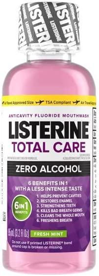 Listerine Total Care Zero 3.2oz Patient Trial Size 24/Case Listerine Total Care Zero 3.2oz Patient Trial Size 24/Case