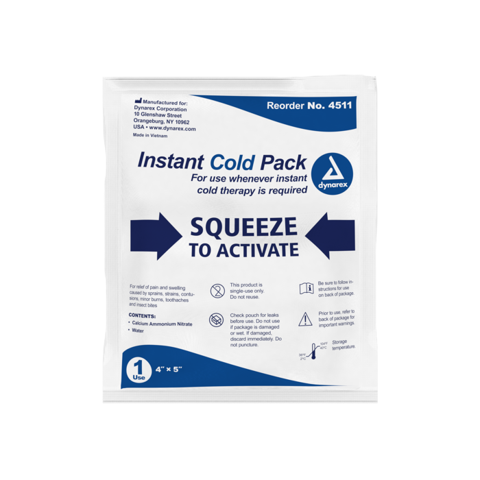 Cold Pack Instant, Junior Size 4 Cold Pack Instant, Junior Size 4