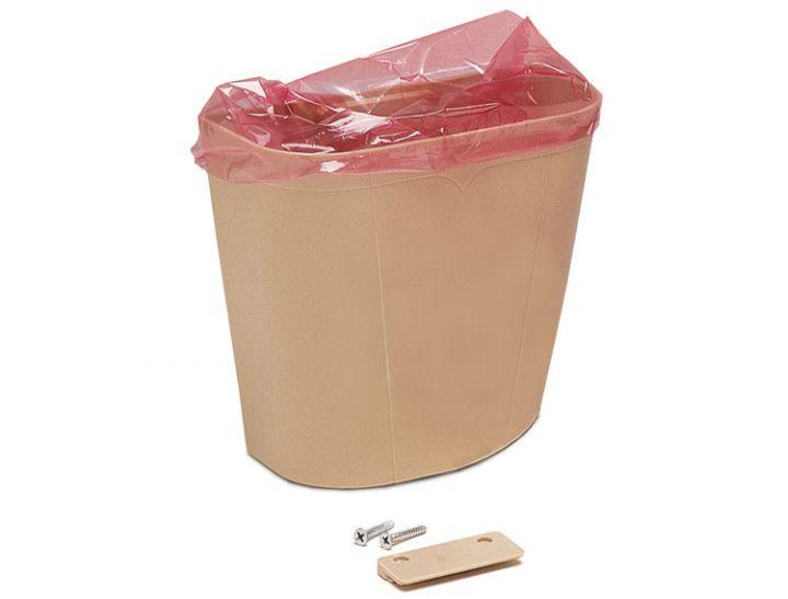 Handi-Hopper Waste Receptacle with Mounting Brackets (Zirc) Handi-Hopper Waste Receptacle with Mounting Brackets (Zirc)