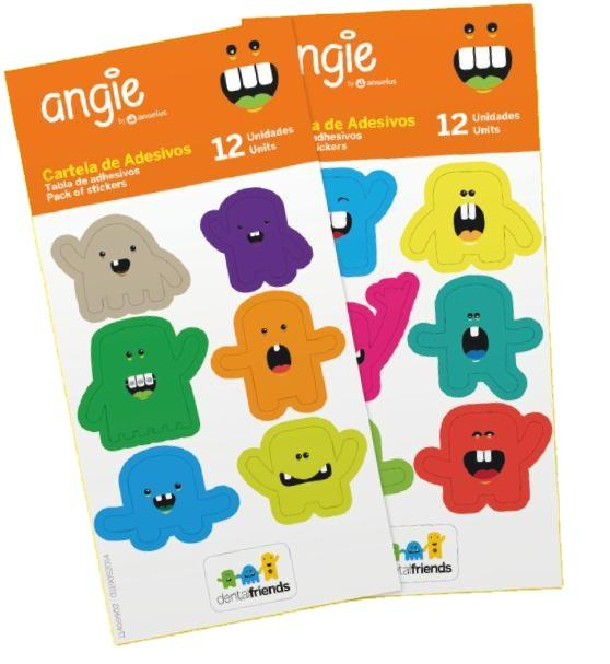 Angie Giveaway Stickers Pack of 72 (Angelus) Angie Giveaway Stickers Pack of 72 (Angelus)
