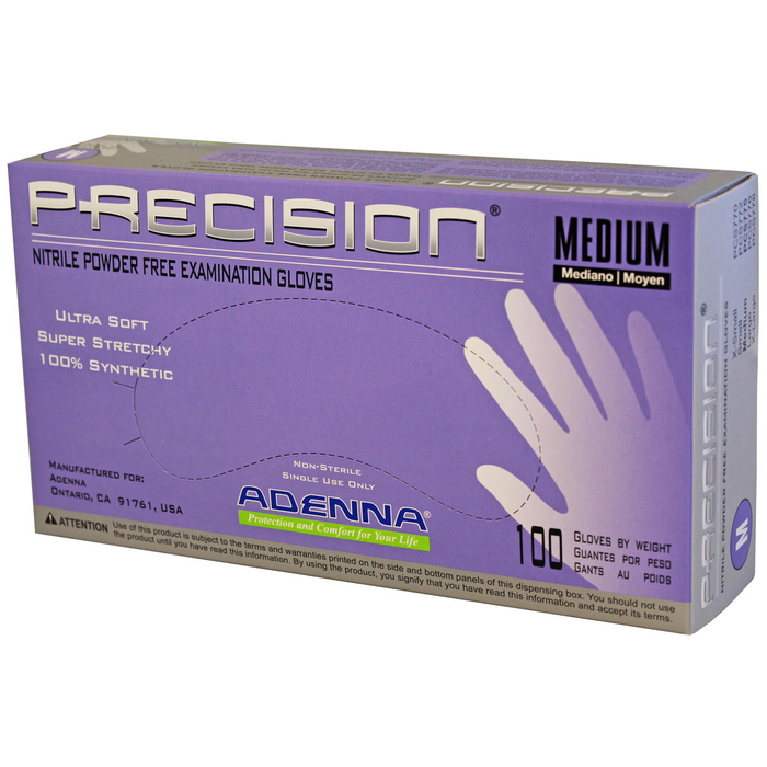 Gloves Precision Nitrile P/F 100 (Adenna) Gloves Precision Nitrile P/F 100 (Adenna)