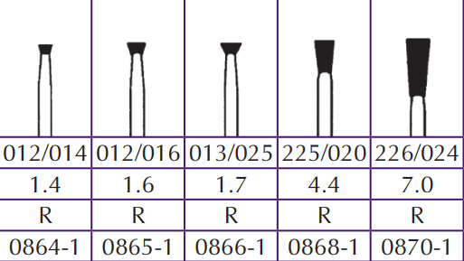 Robot Diamond FG Inverted Cone (Shofu) Robot Diamond FG Inverted Cone (Shofu)