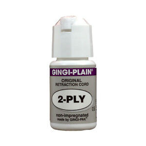 Gingi Plain Max Soft-Twist Nonimpregnated Retraction Cord, 108 Gingi Plain Max Soft-Twist Nonimpregnated Retraction Cord, 108