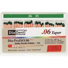 Gutta Percha MM Dia-Pro ISO GT .06 (Diadent) Gutta Percha MM Dia-Pro ISO GT .06 (Diadent)