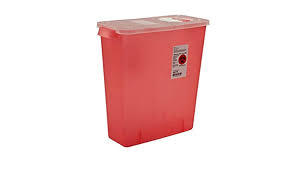 Sharps Container Hinged Rotor Lid 3 Gal. Sharps Container Hinged Rotor Lid 3 Gal.