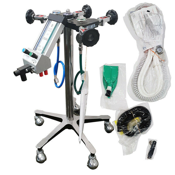 Belmed Flowmeter System w/4 Cylinder Yoke Block Complete Unit Belmed Flowmeter System w/4 Cylinder Yoke Block Complete Unit