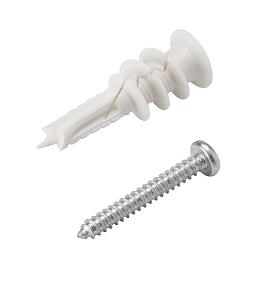 Wall Anchors w/Screws, Nylon (25) Wall Anchors w/Screws, Nylon (25)