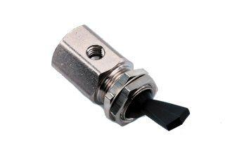 Toggle Valve, On/Off, 3-Way, Gray Toggle Valve, On/Off, 3-Way, Gray
