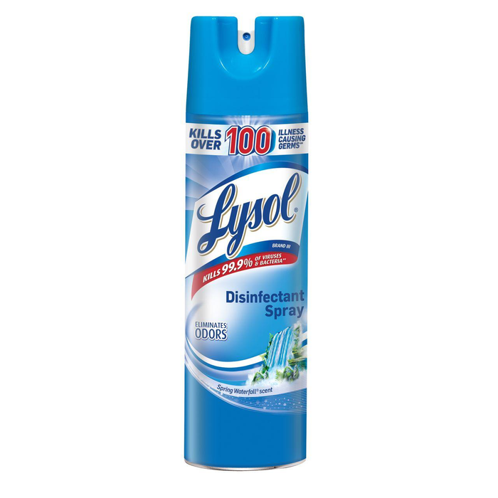 Lysol Disinfectant Spray 19oz Spring Waterfall Scent Lysol Disinfectant Spray 19oz Spring Waterfall Scent