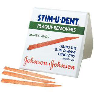 Stim-U-Dent Mint Thin Plaque Removers 5 Packs/Patient Pack144 Patient Packs/Box Stim-U-Dent Mint Thin Plaque Removers 5 Packs/Patient Pack144 Patient Packs/Box