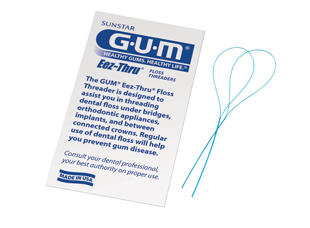 GUM Eez-Thru Floss Threader 5/Envelope 100/Pk GUM Eez-Thru Floss Threader 5/Envelope 100/Pk