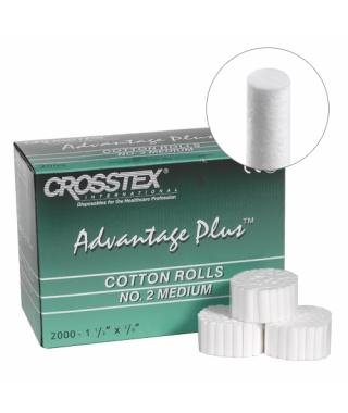 Cotton Rolls #2 Advantage Plus N/S (2K) (Crosstex) Cotton Rolls #2 Advantage Plus N/S (2K) (Crosstex)