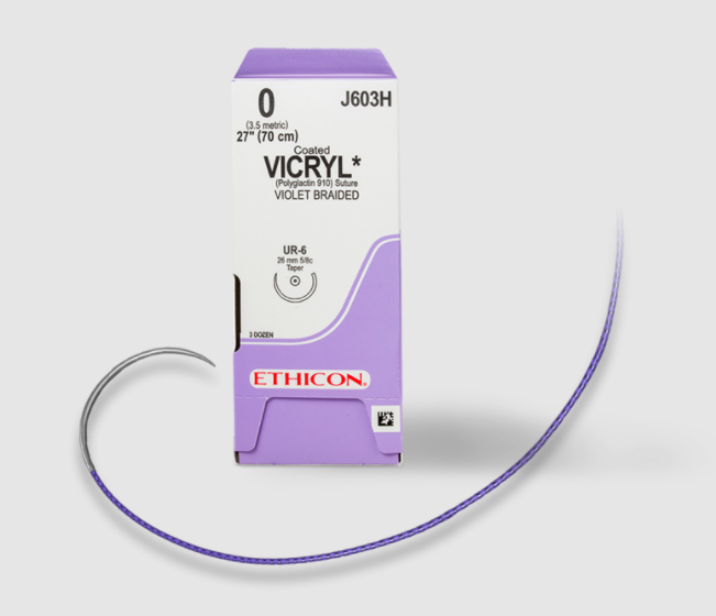 Ethicon Vicryl Sutures 12/Box Ethicon Vicryl Sutures 12/Box