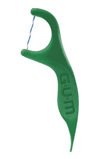 Floss Picks Twisted Mint Green 3/Package 48/Bx (GUM) Floss Picks Twisted Mint Green 3/Package 48/Bx (GUM)