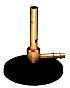 Bunsen Burner #5N Height 2-5/8 Bunsen Burner #5N Height 2-5/8