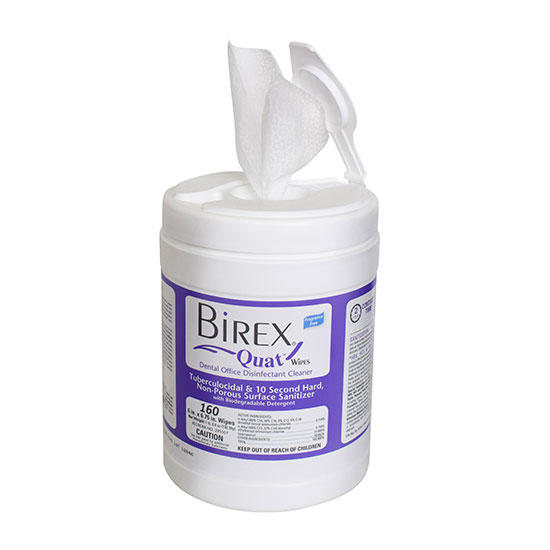 Birex Quat Disinfectant Wipes, 160/Pkg Birex Quat Disinfectant Wipes, 160/Pkg