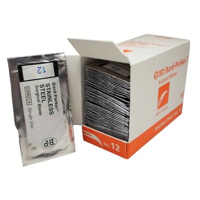 Blade #12 Stainless Steel, Sterile 10/ Pkg(Bard Parker) Blade #12 Stainless Steel, Sterile 10/ Pkg(Bard Parker)