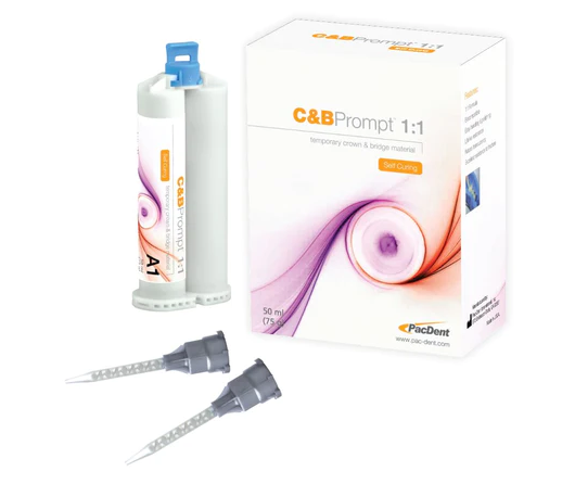 C&B Prompt 1:1 Temporary Crown & Bridge Material (PacDent) C&B Prompt 1:1 Temporary Crown & Bridge Material (PacDent)
