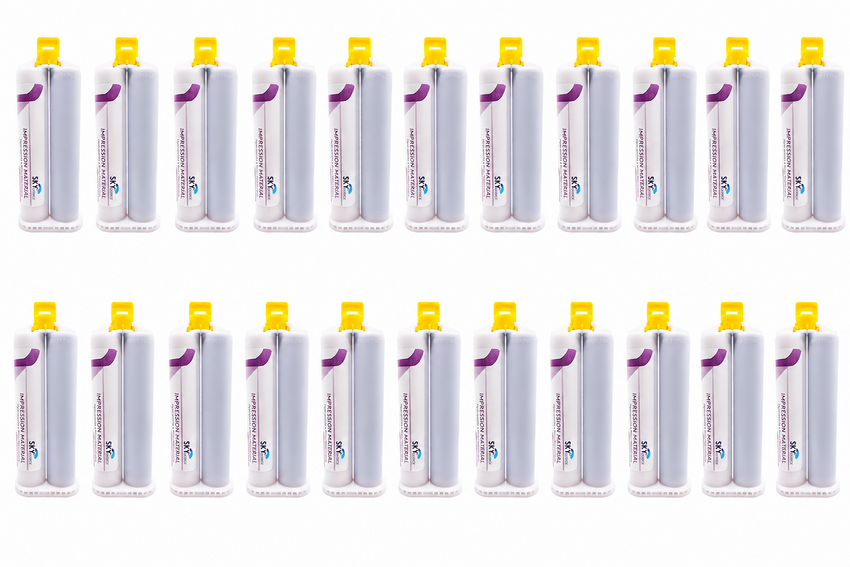 Light Body Impression Material 50ml Cartridges Pack of 20 **BULK DEAL** Light Body Impression Material 50ml Cartridges Pack of 20 **BULK DEAL**