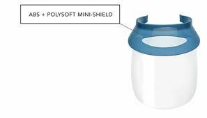 Polysoft and ABS Mini Shields - 6 Pack Polysoft and ABS Mini Shields - 6 Pack