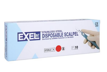 Scalpel Surgical SS Blades Sterile 10/pk (Exel) Scalpel Surgical SS Blades Sterile 10/pk (Exel)