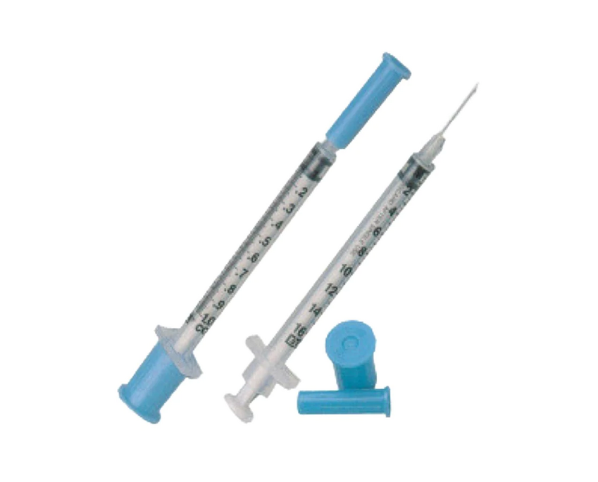 Tuberculin Syringe 1cc w/Needle Sterile 100/Pkg Tuberculin Syringe 1cc w/Needle Sterile 100/Pkg
