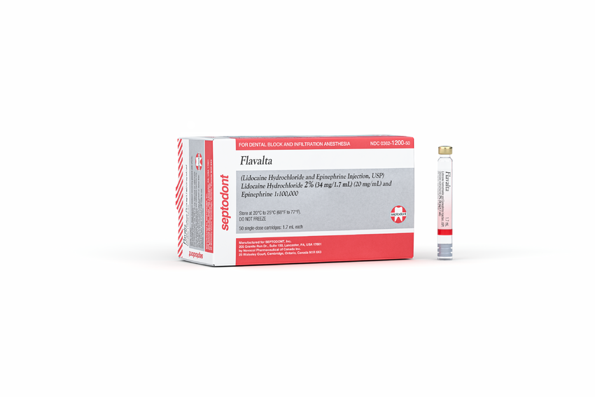 Flavalta Lidocaine Flavoring Agents 2% and Epinephrine 1:100,000 50/Box Flavalta Lidocaine Flavoring Agents 2% and Epinephrine 1:100,000 50/Box
