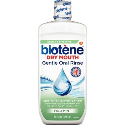Biotène Dry Mouth Gentle Oral Rinse, Fresh Mint, 16 oz. bottle, 4/pkg, 2 pkg/cs (8 bottles total) #00456 Biotène Dry Mouth Gentle Oral Rinse, Fresh Mint, 16 oz. bottle, 4/pkg, 2 pkg/cs (8 bottles total) #00456