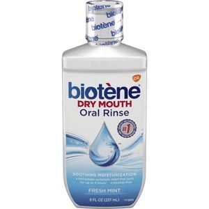 Biotene Dry Mouth Oral Rinse, Fresh Mint, 8 oz. bottle, 3/pkg, 4 pkg/cs (12 bottles total) #80225C Biotene Dry Mouth Oral Rinse, Fresh Mint, 8 oz. bottle, 3/pkg, 4 pkg/cs (12 bottles total) #80225C