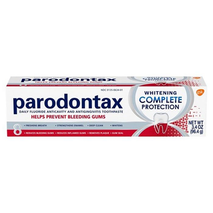 Parodontax Toothpaste, 3.4 oz. tube, 6/pkg, 2 pkg/cs (12 tubes total) Parodontax Toothpaste, 3.4 oz. tube, 6/pkg, 2 pkg/cs (12 tubes total)