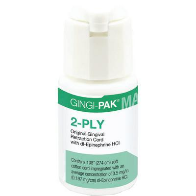 Gingi-Pak MAX Soft-Twist Medicated Retraction Cord Epinephrine HCl,(Gingi-pak) Gingi-Pak MAX Soft-Twist Medicated Retraction Cord Epinephrine HCl,(Gingi-pak)