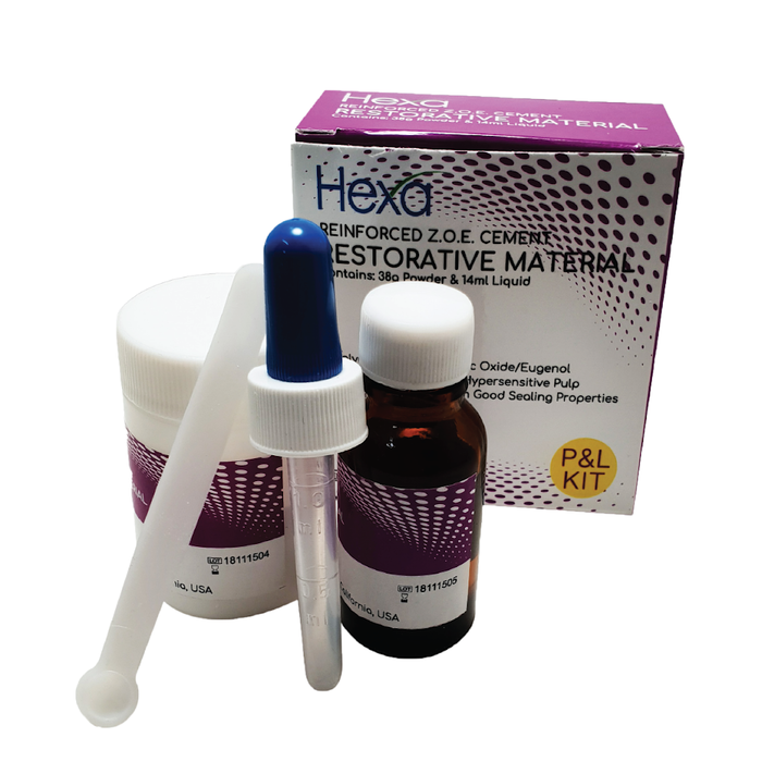 ZOE Temporary Filling Cement Kit (Hexa Dental) ZOE Temporary Filling Cement Kit (Hexa Dental)