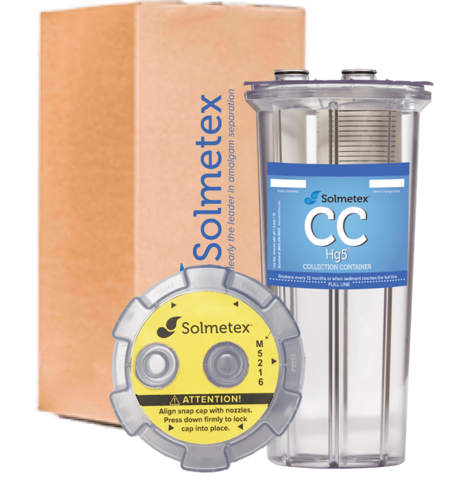 Amalgam Separator Hg5 Replacement Collection Container With Recycle Kit #Hg5-002-CR Amalgam Separator Hg5 Replacement Collection Container With Recycle Kit #Hg5-002-CR