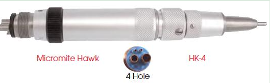 Handpiece Hygienist Micromite Hawk 4 Hole Low Speed 5,000RPM Handpiece Hygienist Micromite Hawk 4 Hole Low Speed 5,000RPM