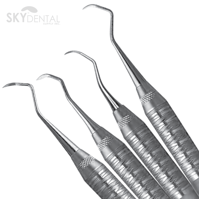 Gracey Curette 1/2 #6 Satin Steel Handle (Hu Friedy) Gracey Curette 1/2 #6 Satin Steel Handle (Hu Friedy)