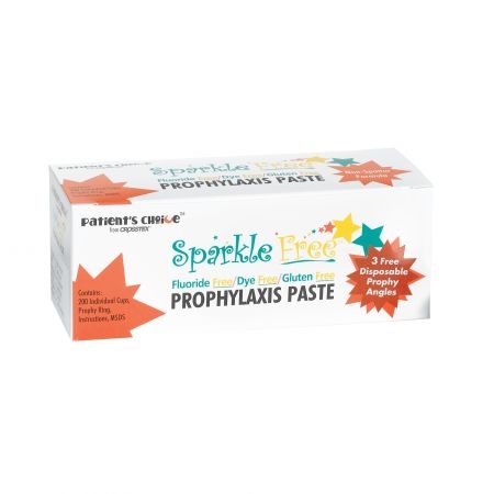 Sparkle Free Prophy Paste w/Xylitol 200/Box (Crosstex) Sparkle Free Prophy Paste w/Xylitol 200/Box (Crosstex)
