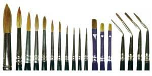 Sable Brushes (keystone) Sable Brushes (keystone)