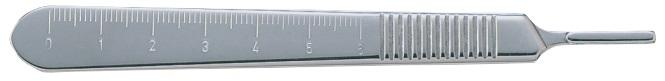 Blade Handle #3 W/mm Ruler (Miltex) Blade Handle #3 W/mm Ruler (Miltex)