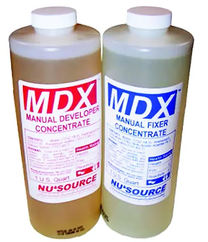 MDX Manual Fixer & Developer Quart Bottles MDX Manual Fixer & Developer Quart Bottles